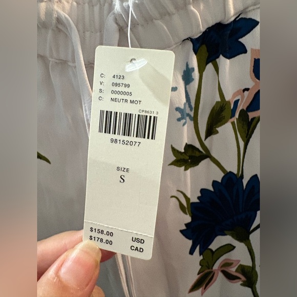 NWT Anthropologie Printed Pull-On Pants - Picture 3 of 3